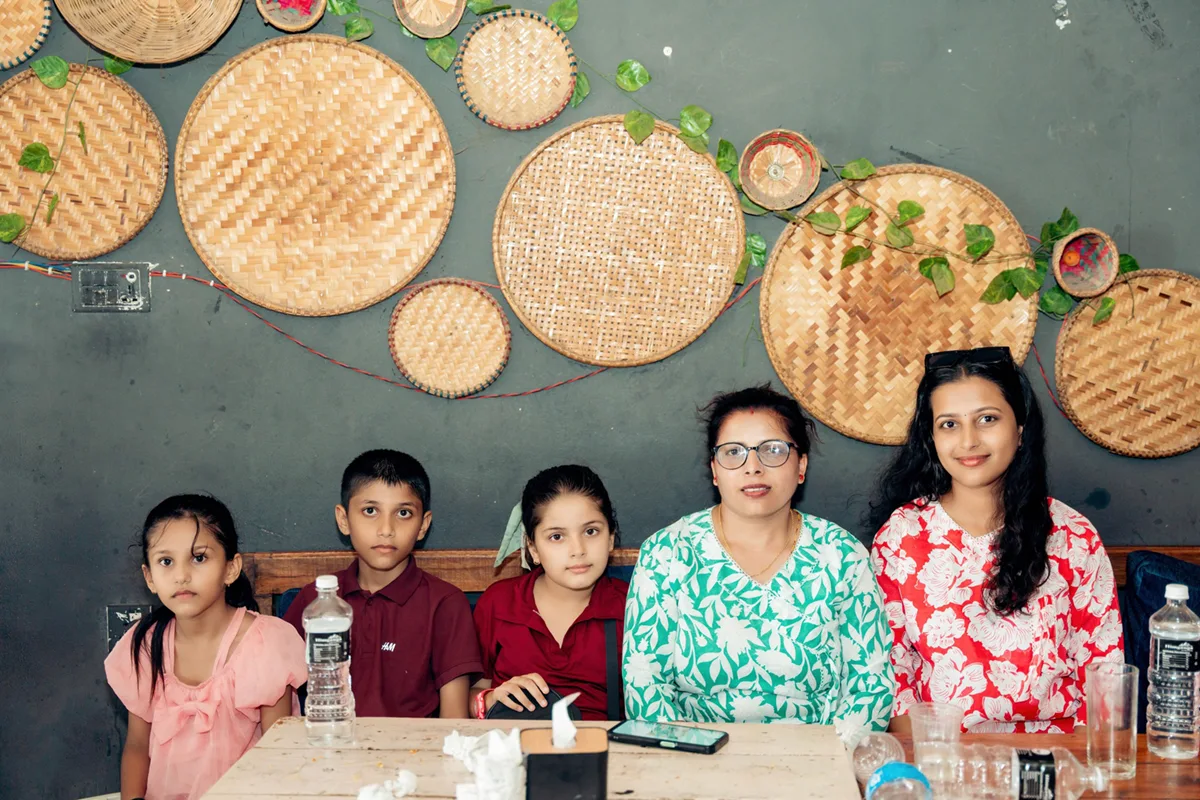 Family Gathering at Babari Cafe